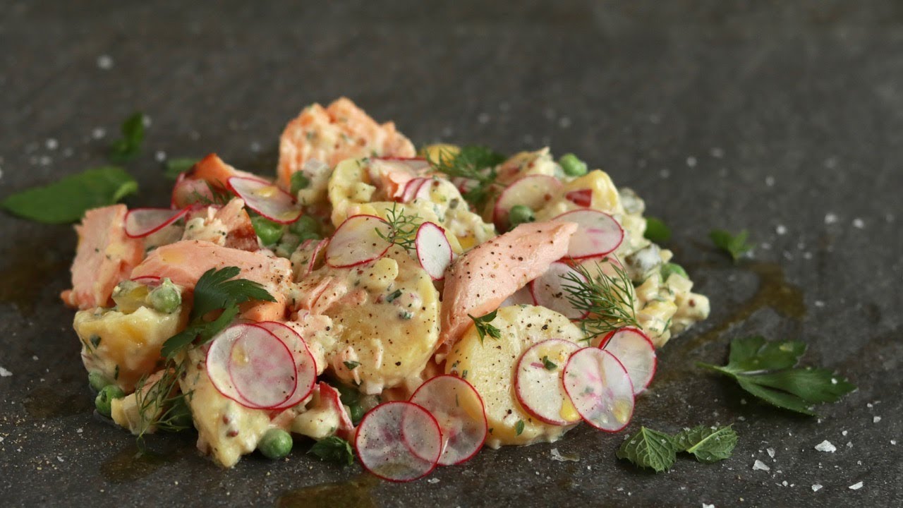 Potato Salad with Salmon