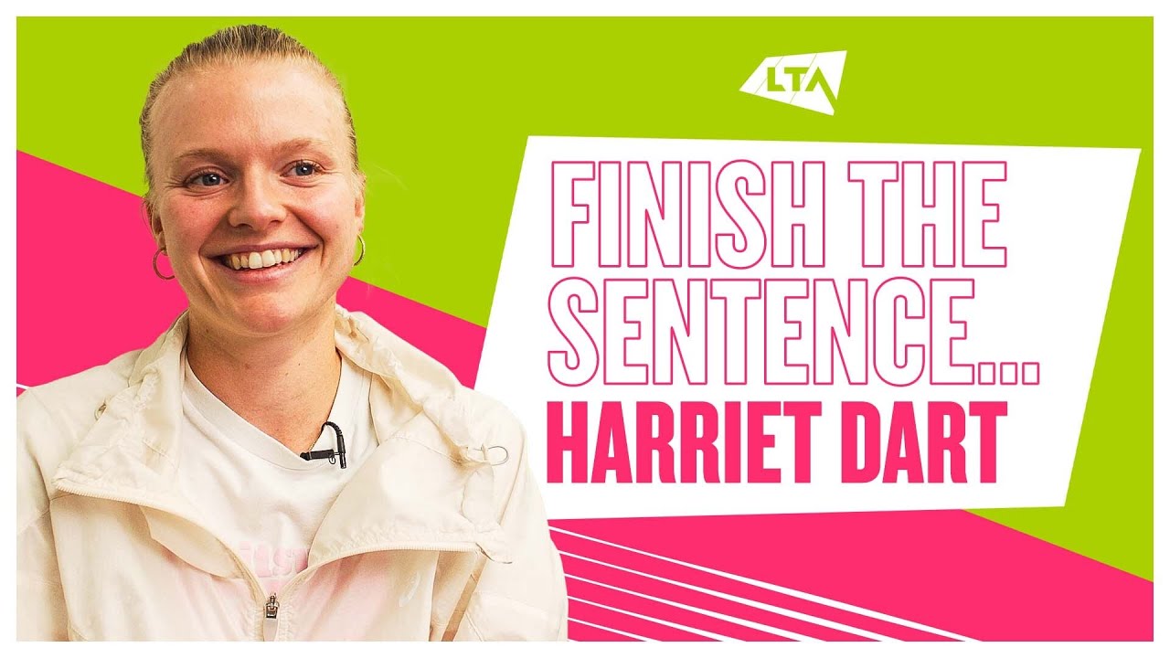 Can You Picture Harriet Dart Air-Guitaring With A Tennis Racket? | Finish the Sentence | LTA