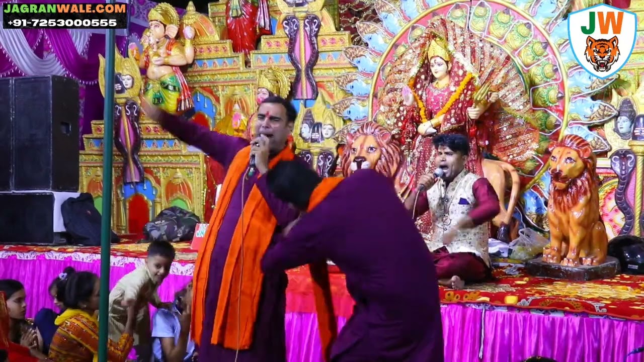 Hanuman Chalisa / Anuj Mohit Live Mata Ka Jagran / Jagran Wale Jagran Party Meerut / JW Jagran Wale