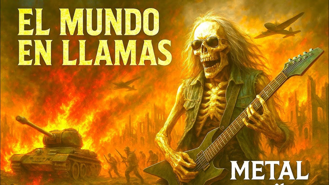 🔥 EL MUNDO EN LLAMAS | Metal by Piko 🎸🔥