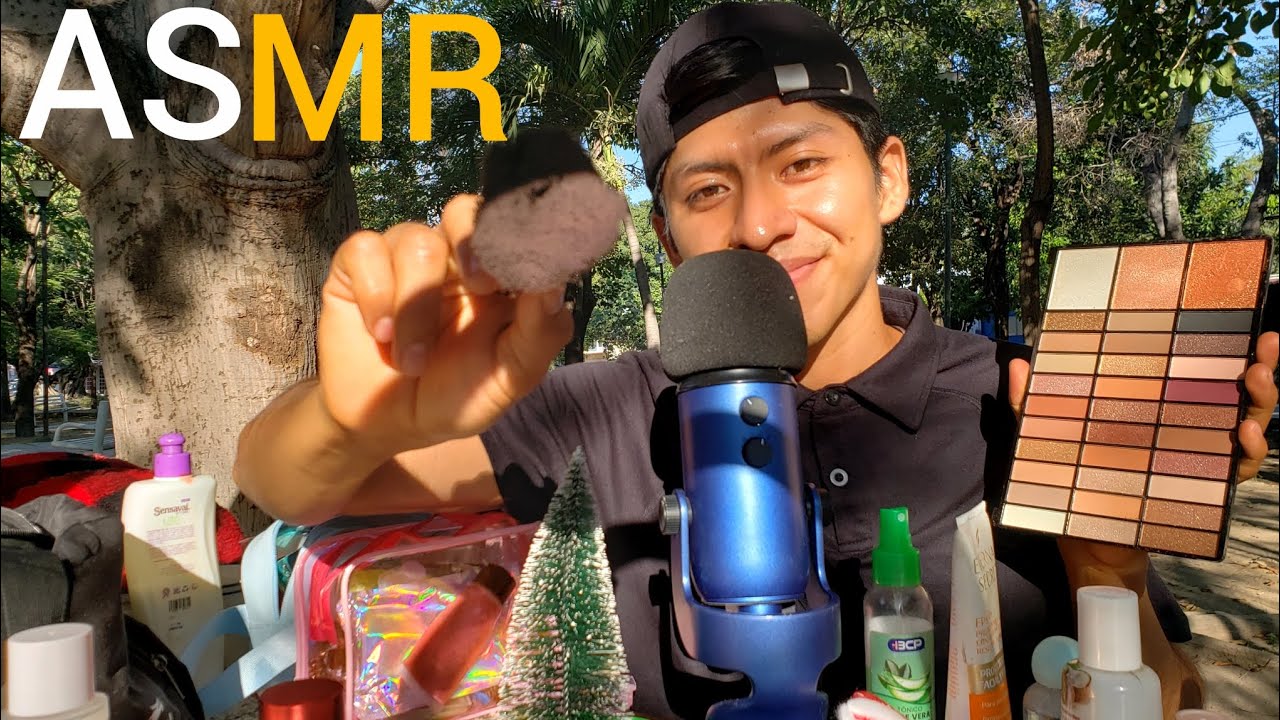 ASMR Roleplay: Chico Amable Te Maquilla en el Parque | Relajación Profunda 💙✨”