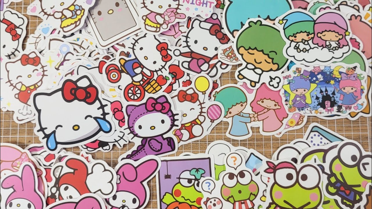 HUGE SANRIO STICKER HAUL #pha2022hellokittymonth