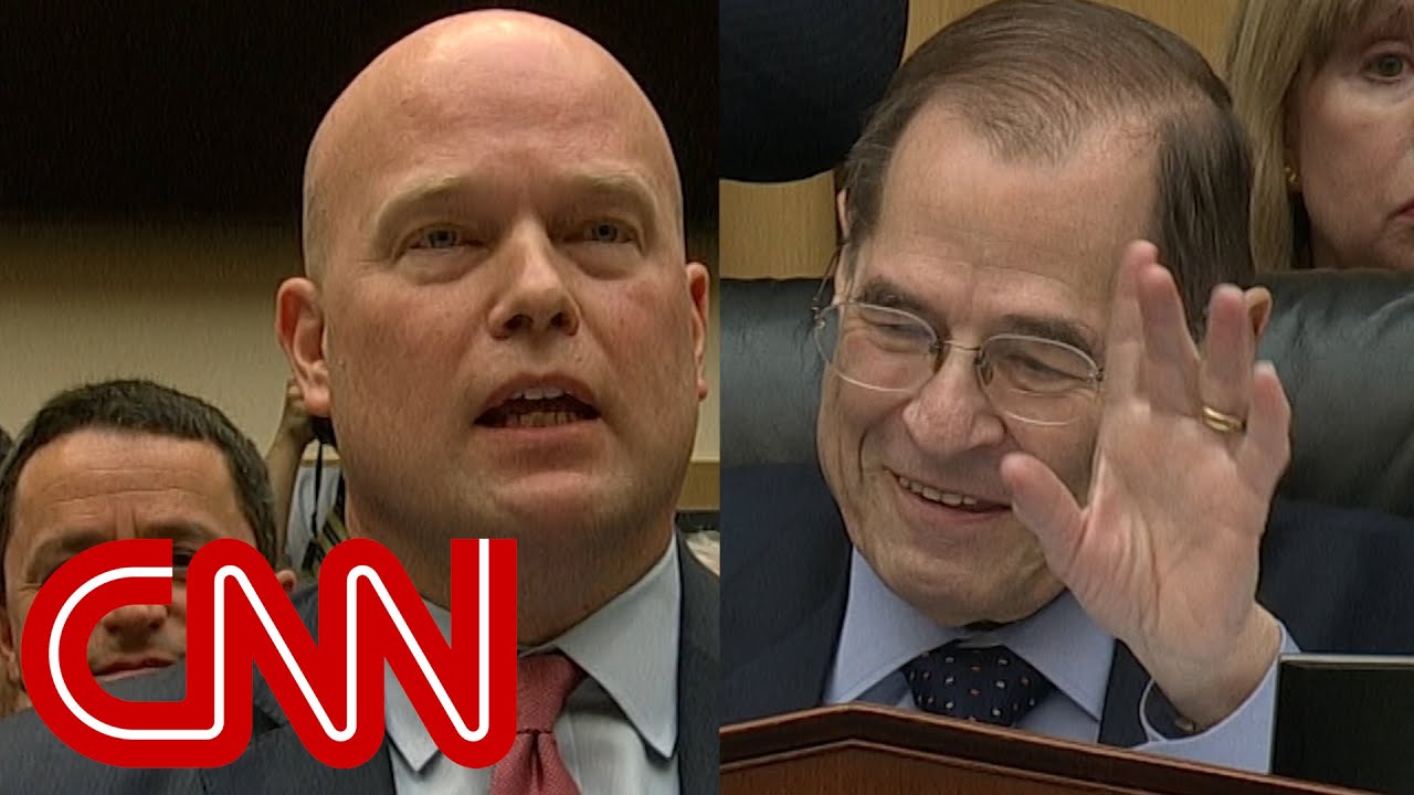 Audible gasps as Matthew Whitaker clashes with chairman