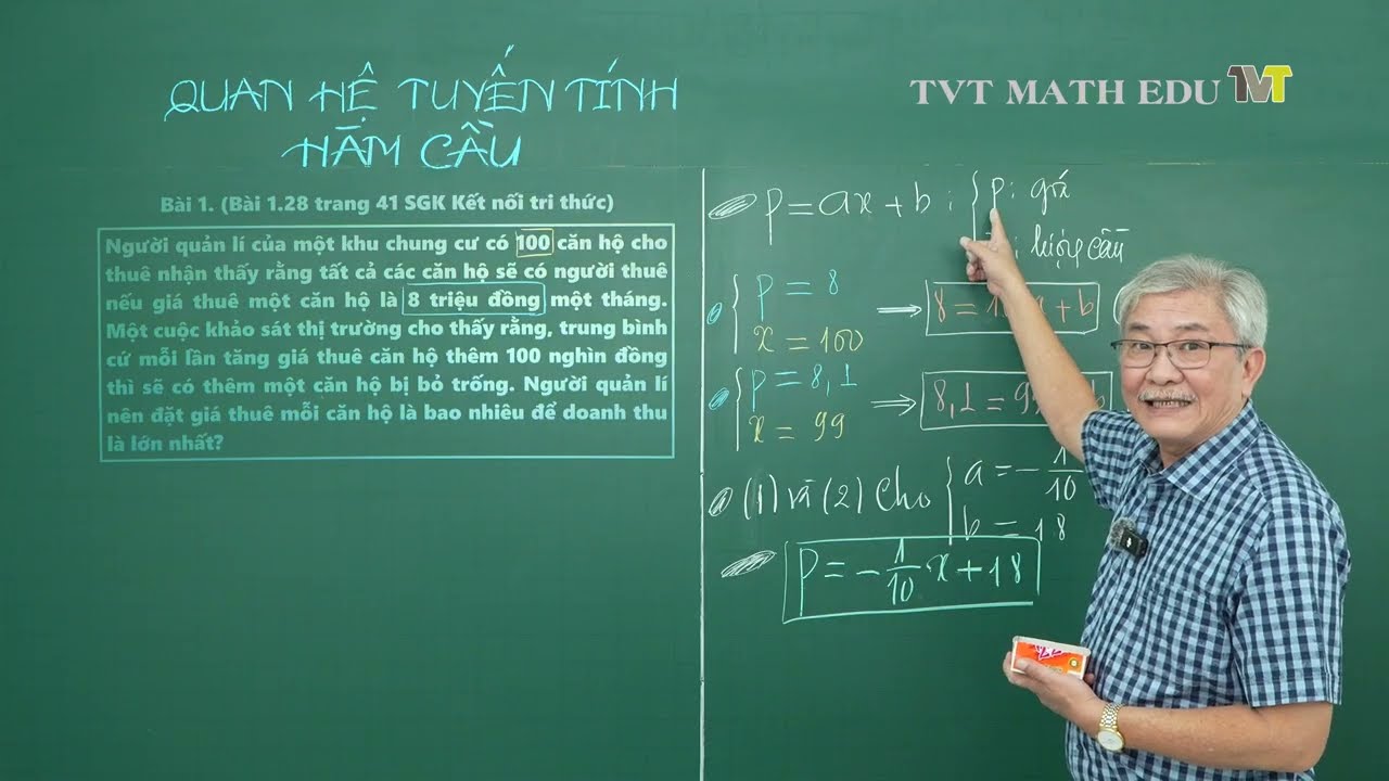 H&Agrave;M CẦU (P1)| Ứng Dụng Đạo H&agrave;m | Tối ưu doanh thu bằng to&aacute;n học | Thầy Trần Văn To&agrave;n