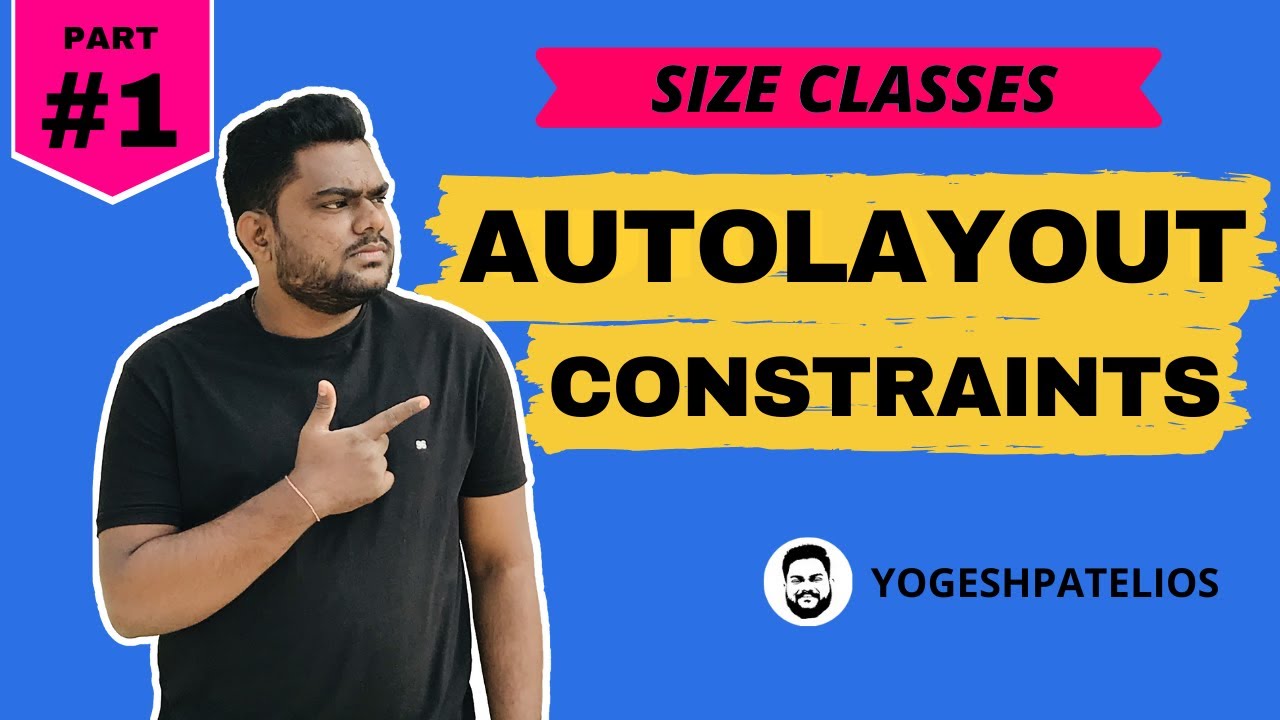 Swift 5 -How To Use Auto Layout Constraints And Size Classes in iOS Hindi (PART -1))