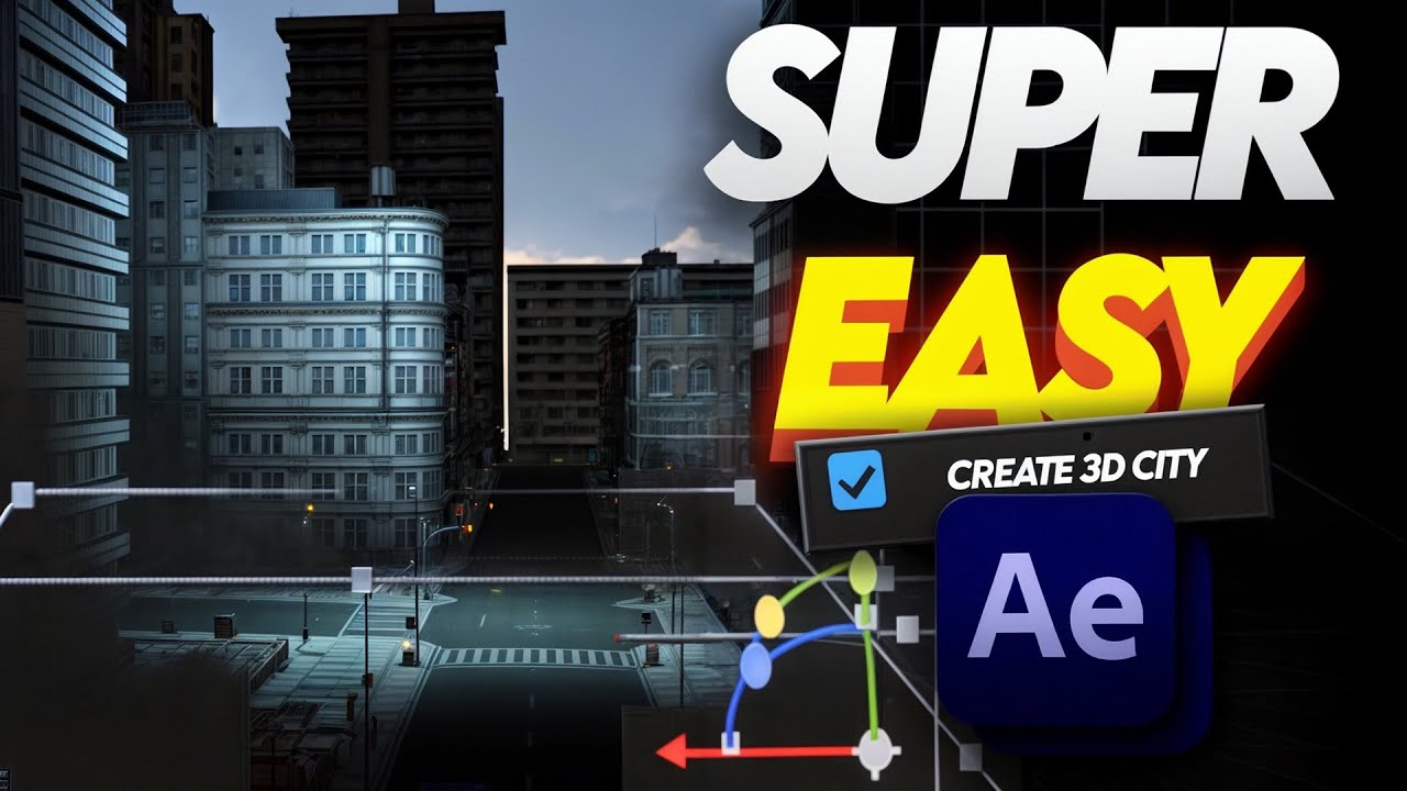 How To Make An Amazing 3D City In After Effects (Without Element3d)