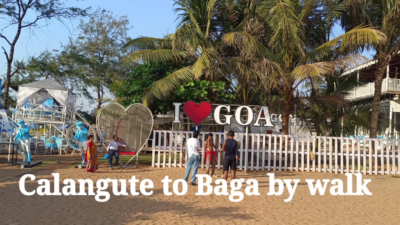 CALANGUTE TO BAGA BEACH ON A COLD DAY. @forthvlogger .
