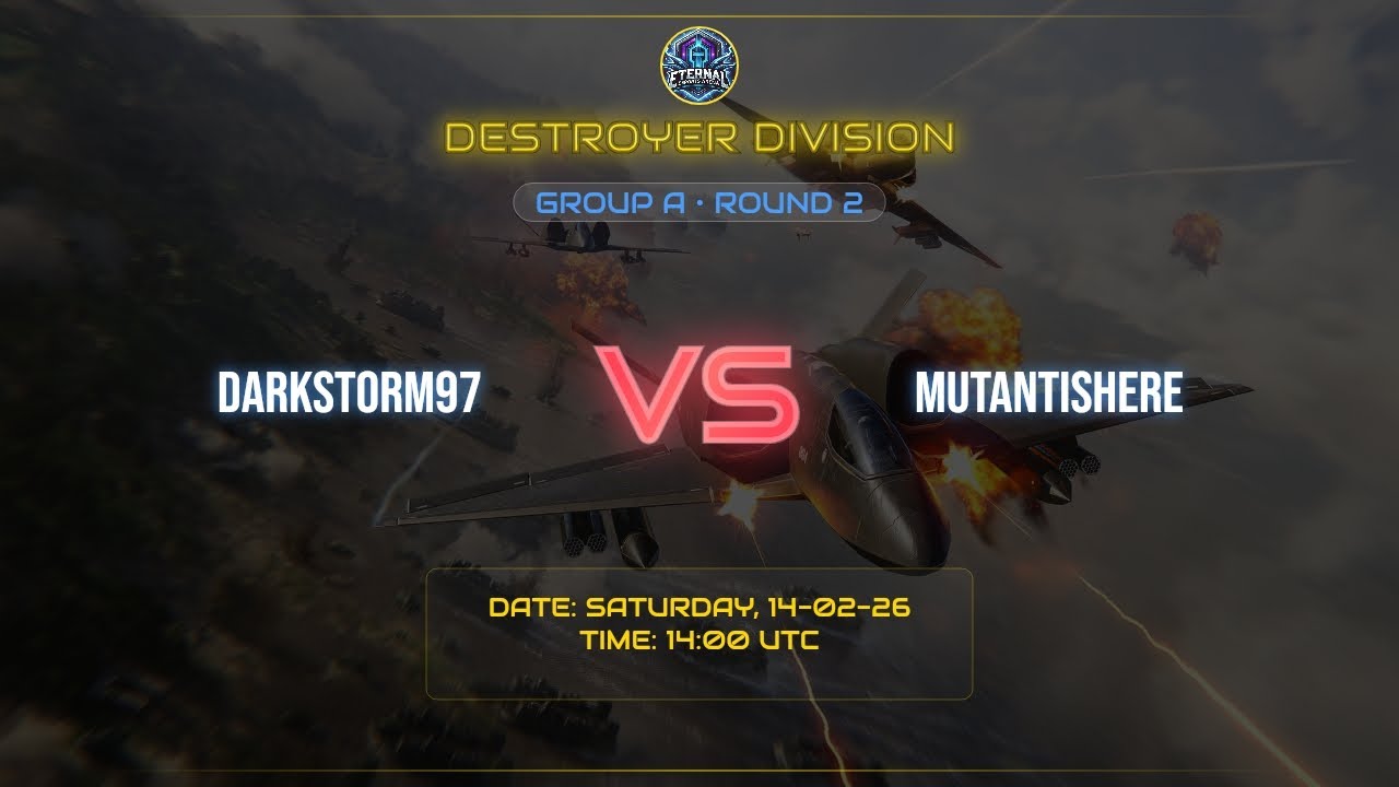 Match 1 | DARKSTORM97 vs MUTANTISHERE | DD | GA | R2| EEA
