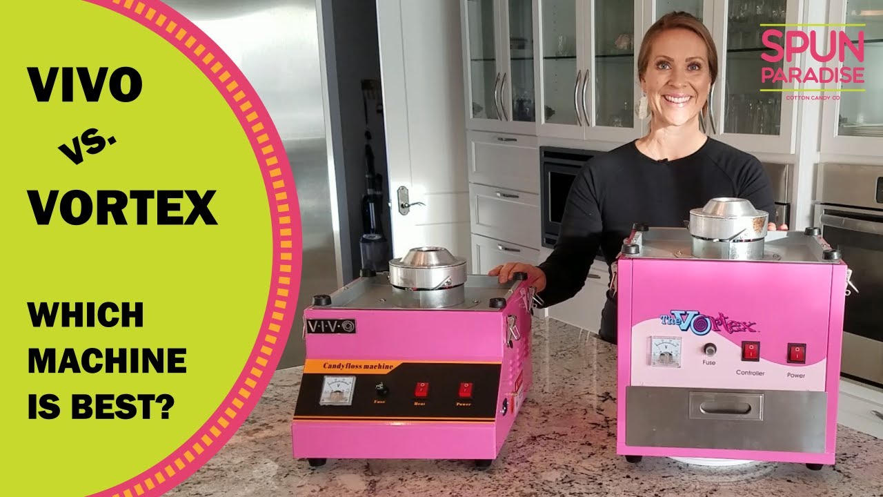 Comparing the Vivo and Vortex - Our Favorite Mid-grade Cotton Candy Machines
