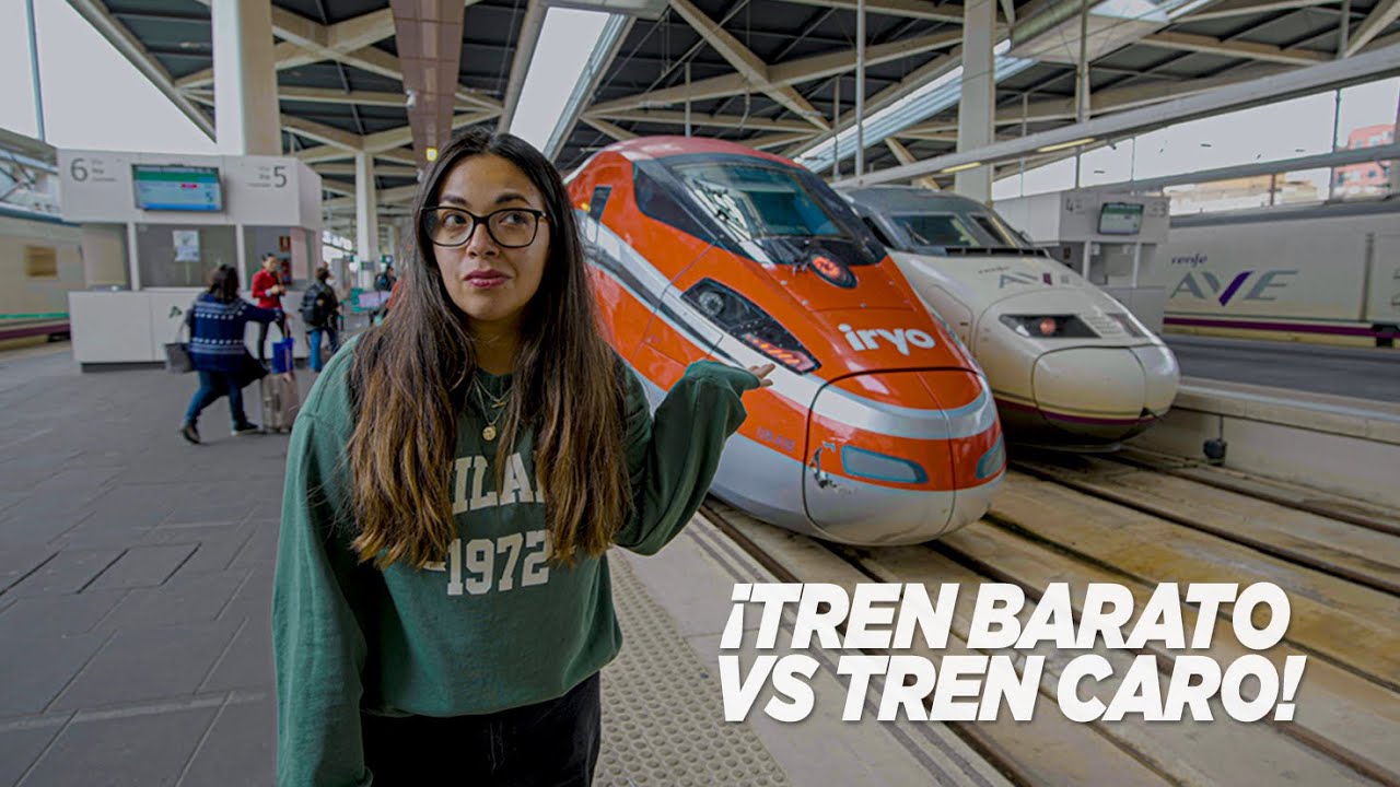 VALE la PENA VIAJAR en un TREN de ALTA VELOCIDAD por ESPAÑA 🇪🇸 ¡CARO vs BARATO!