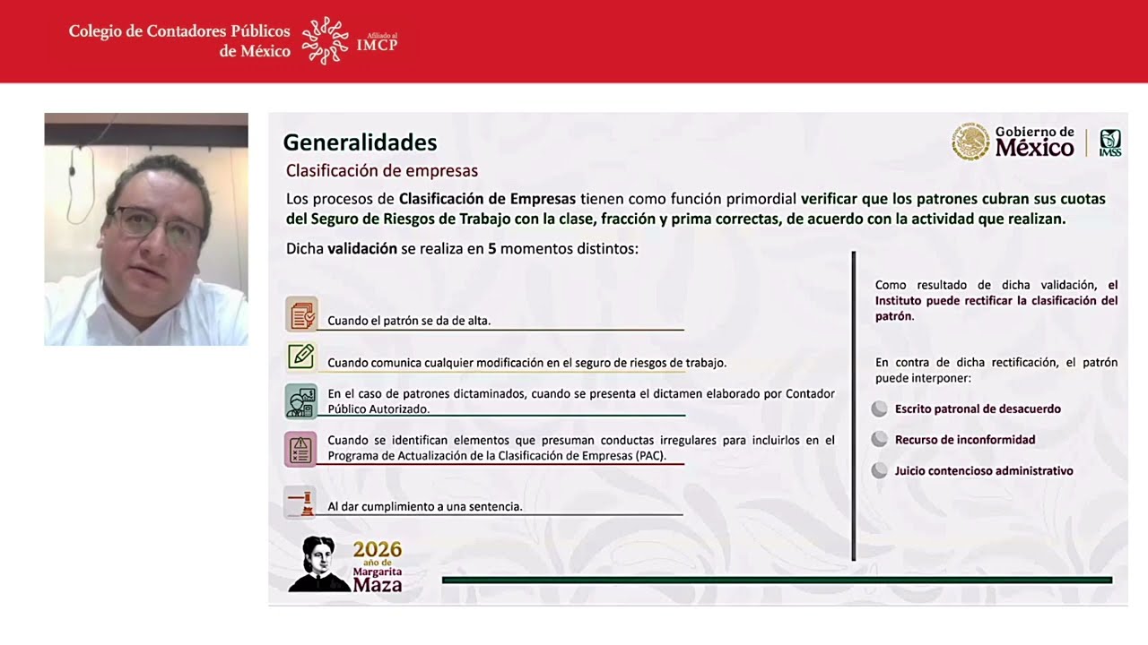 Determinación de la prima de riesgos en voz del IMSS