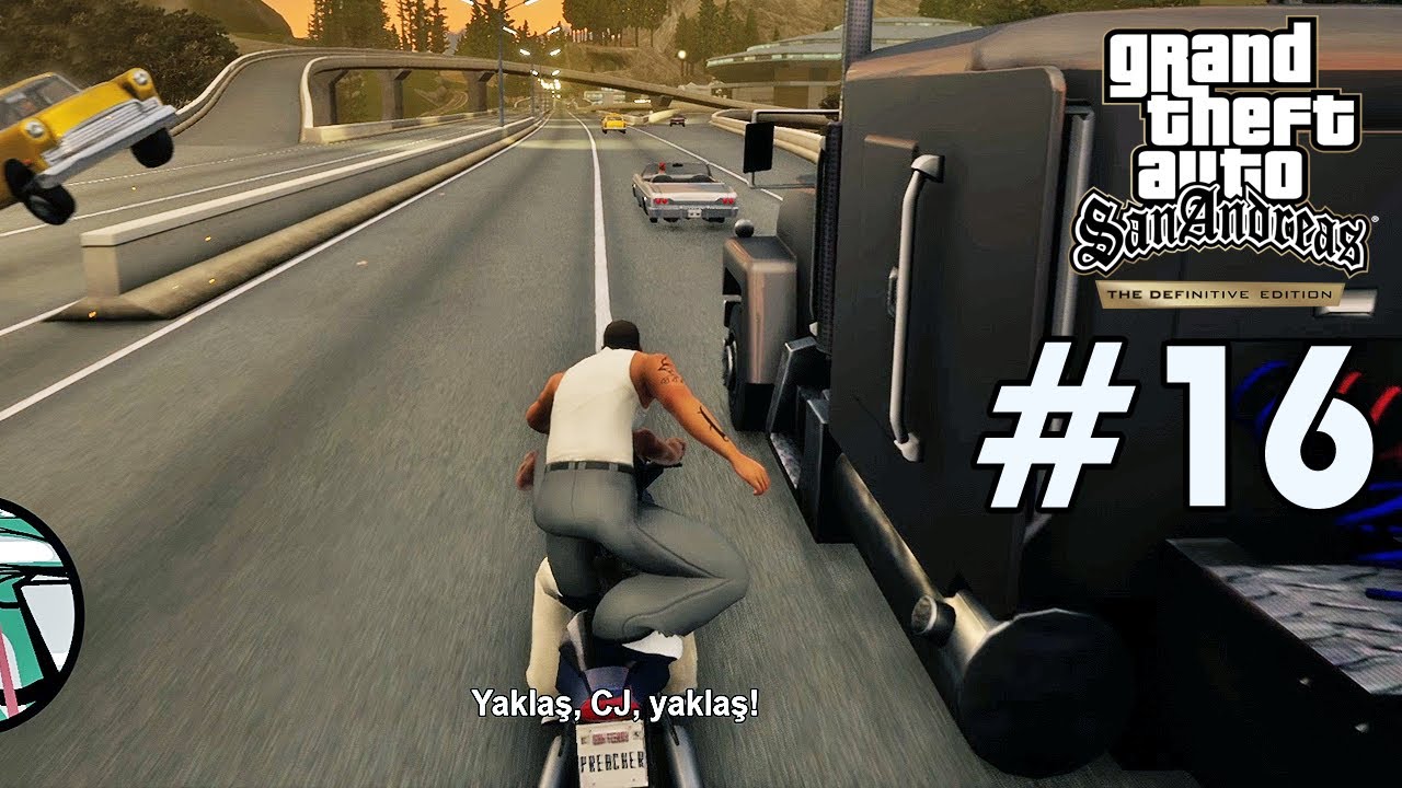 GTA SAN ANDREAS DEFINITIVE EDITION - BÖLÜM 16 / TIR KAÇIRIYORUZ !
