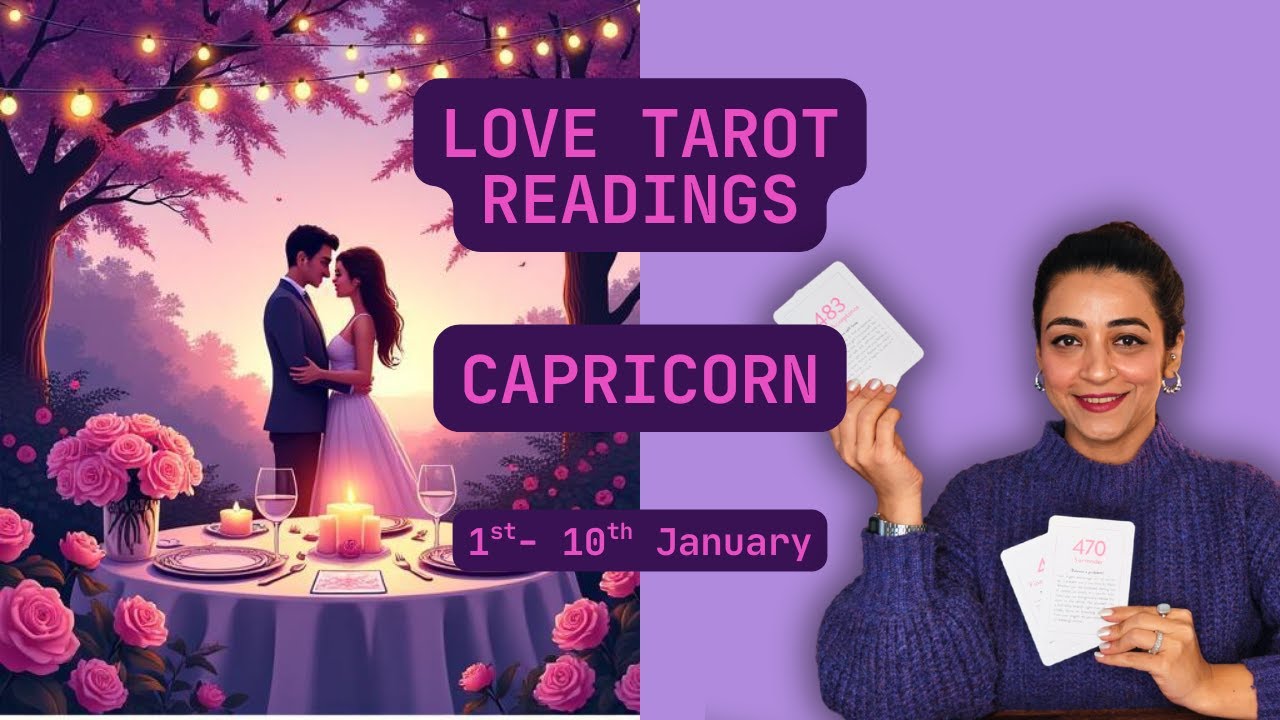 CAPRICORN ♑4K|🌹💏 LOVE READING💌❤️| 1st- 10th JANUARY 