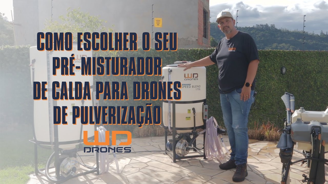 Pré-misturador de calda para drones de pulverização - Como escolher o melhor para o seu agronegócio