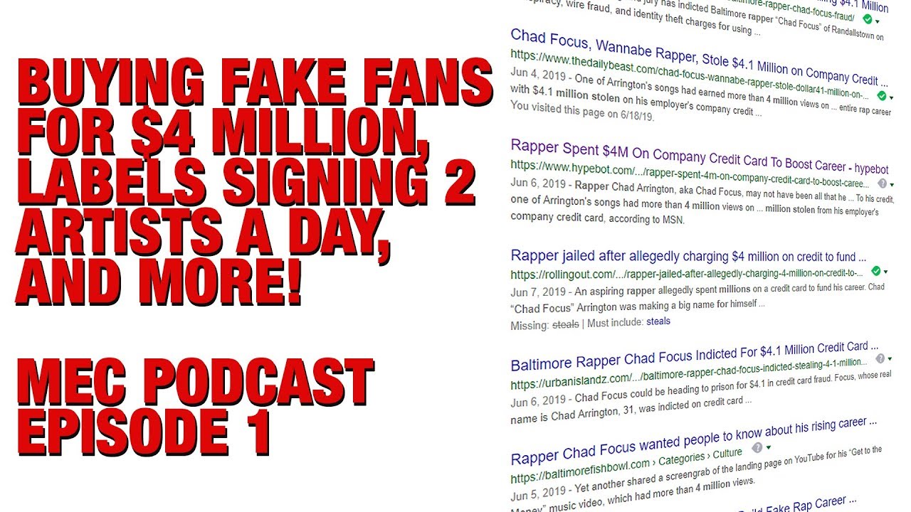 Rappers Buying Fake Streams, Labels Signing 600 New Artists, Kato Joins Illuminati (MEC Podcast E 1)