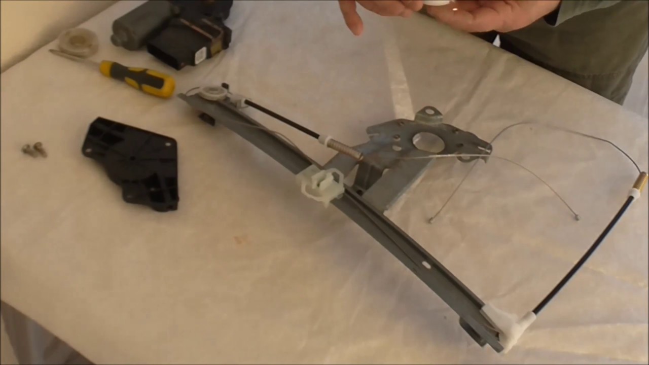 2002 Skoda Octavia How to Repair Rear Window Regulator πίσω ρυθμιστής παραθύρου Yiannis Pagonis