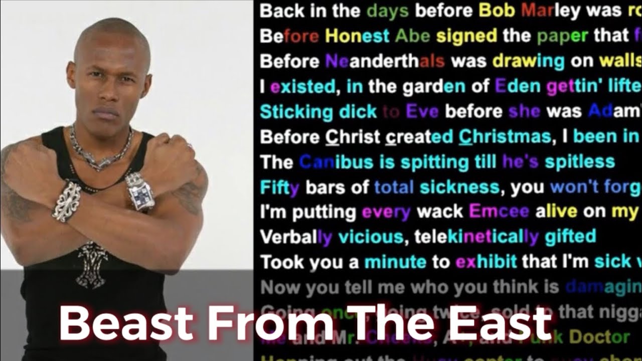 Canibus on Beast From The East- Rhymes Highlighted