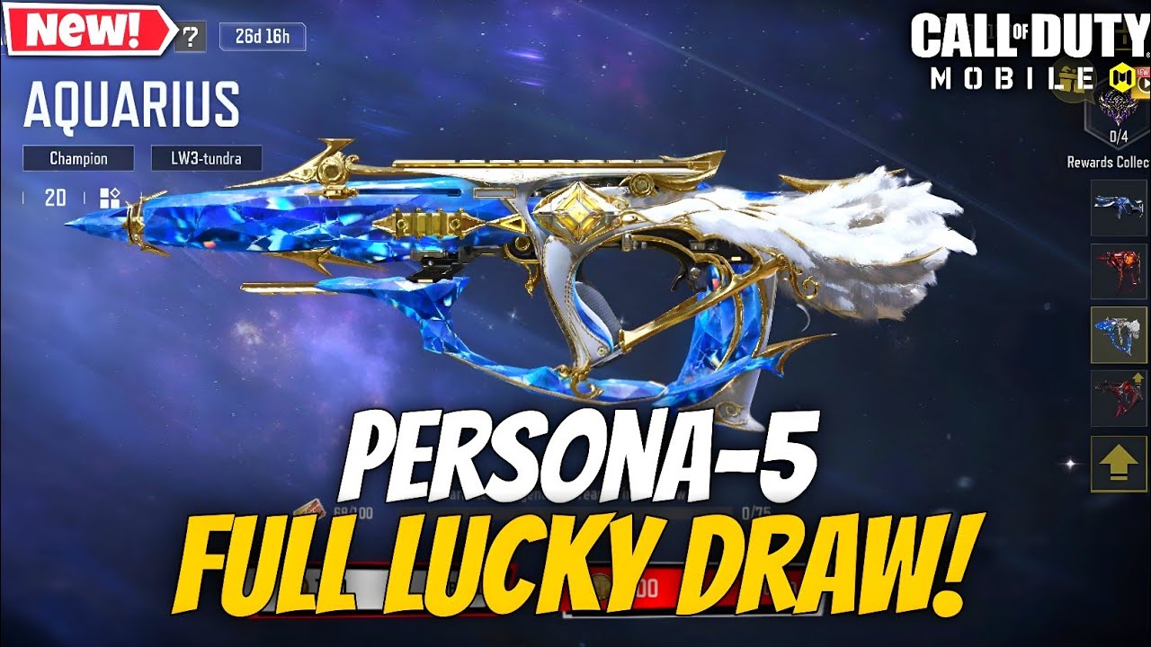 *NEW* Persona-5 All New Legendary Weapon Full Lucky Draws | Codm X Persona-5 Collab | CODM S6 Leaks