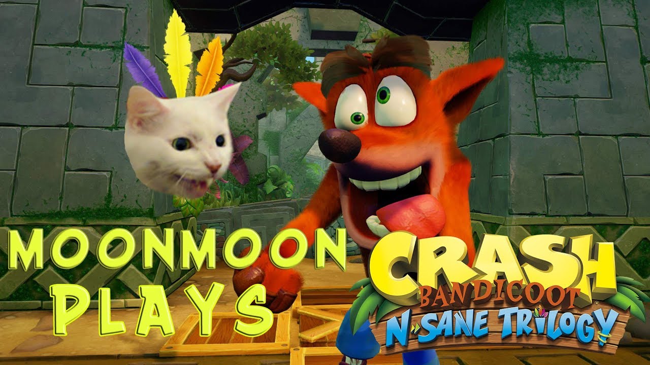 MoonMoon_OW Plays Crash Bandicoot N Sane Trilogy Highlights (Crash 1)