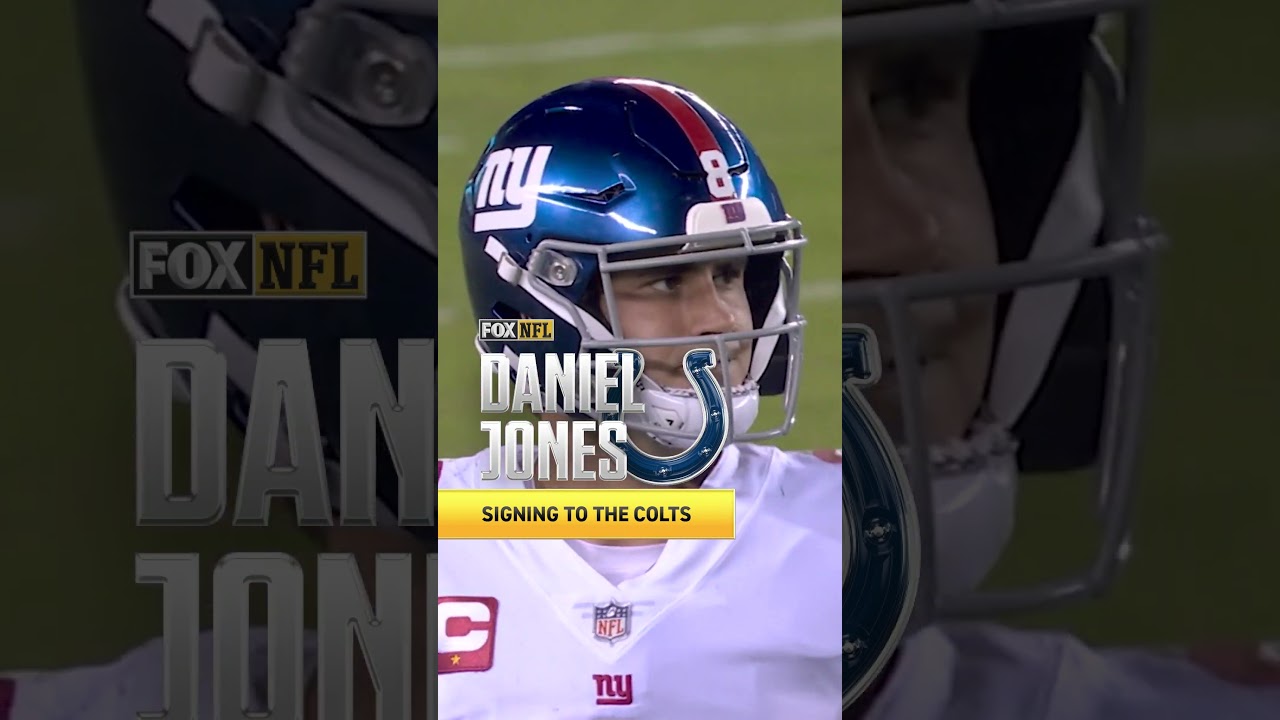 Daniel Jones to the Colts 🚨 #DanielJones #QB #nfl #Colts #sign #IndianapolisColts