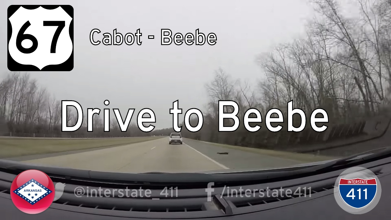 US Highway 67 - Cabot - Beebe - Arkansas | Drive America's Highways 🚙