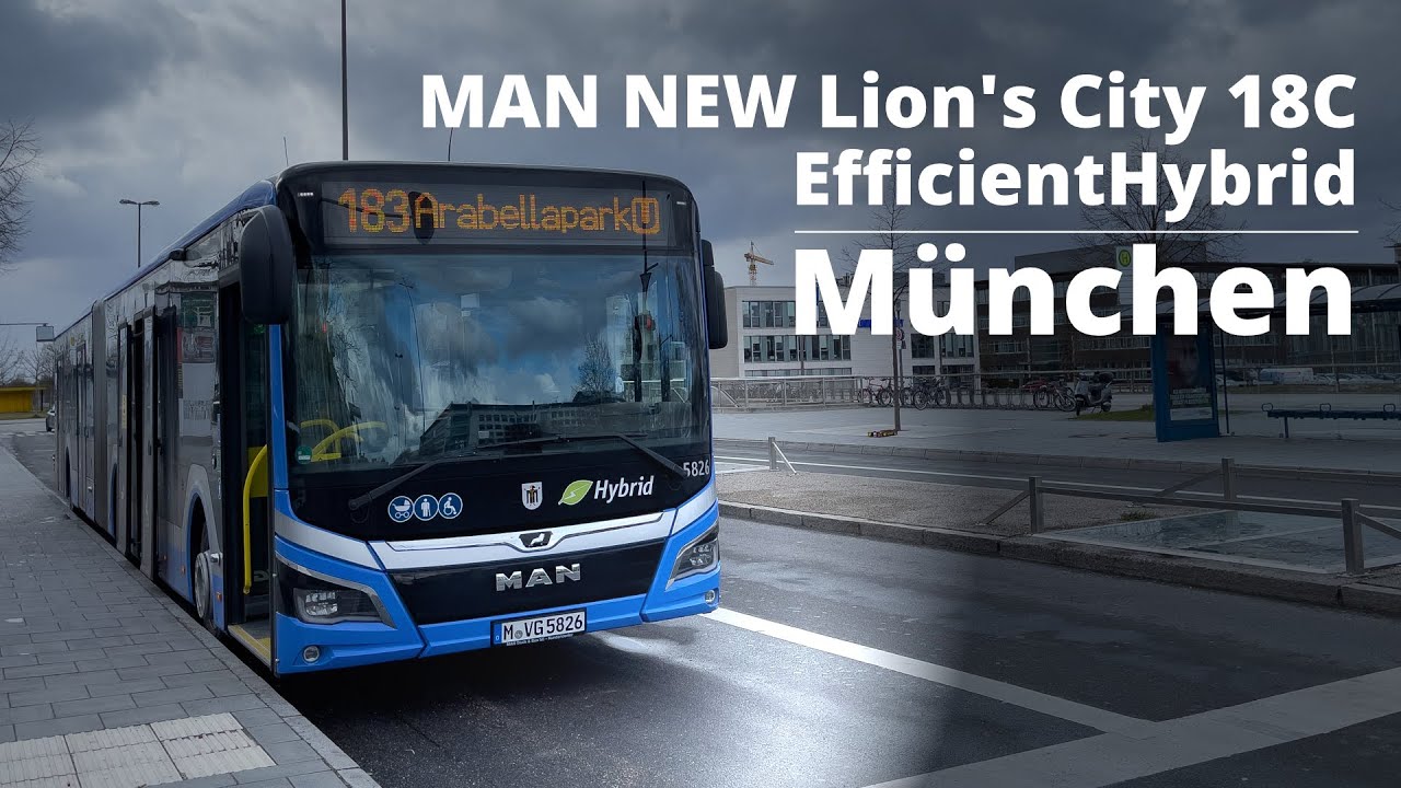 MAN New Lion's City 18C EfficientHybrid in München | MVG