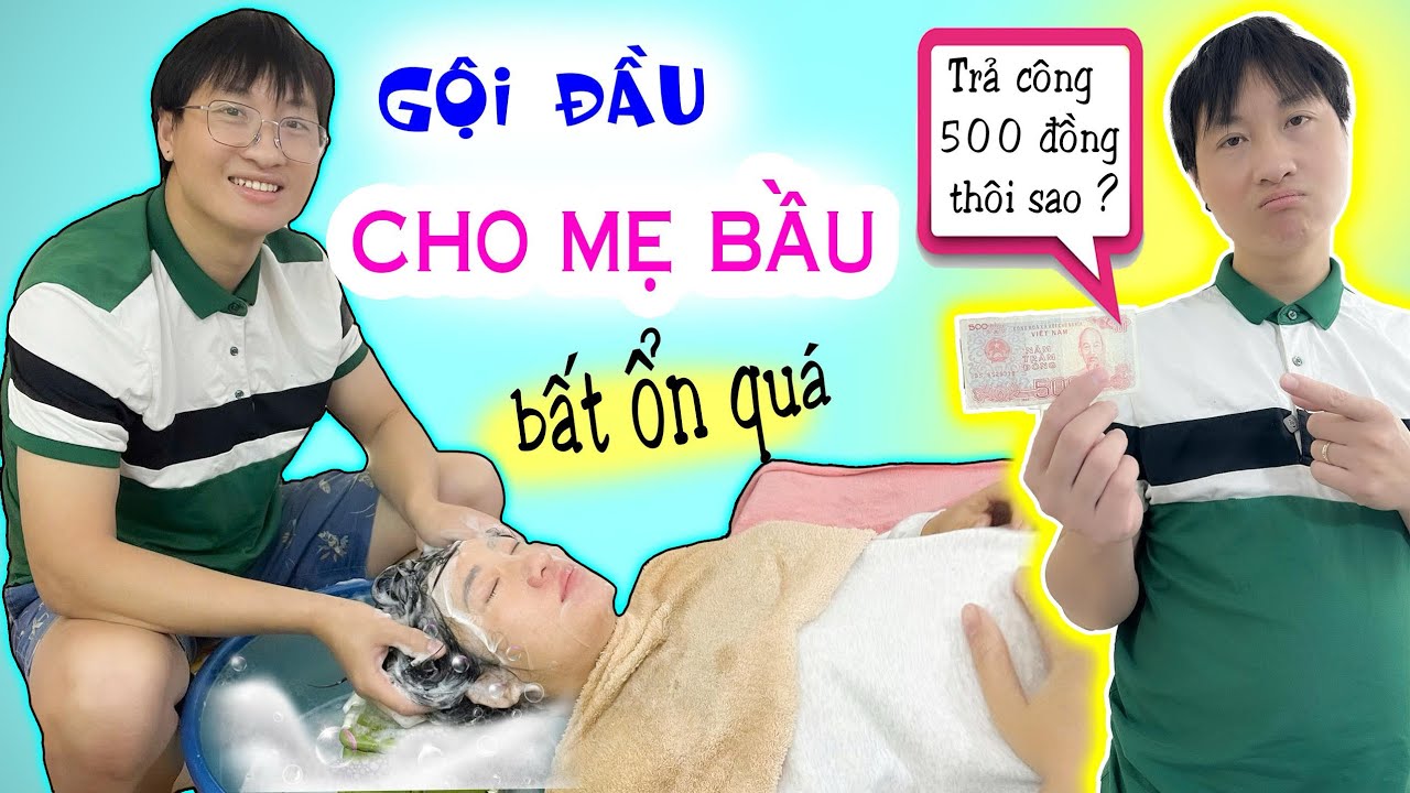 Chị Tuyết Có Bầu Được Anh Tiến Gội Đầu Giúp Nhưng Rất Bất Ổn | Tuyết Tuyết TV