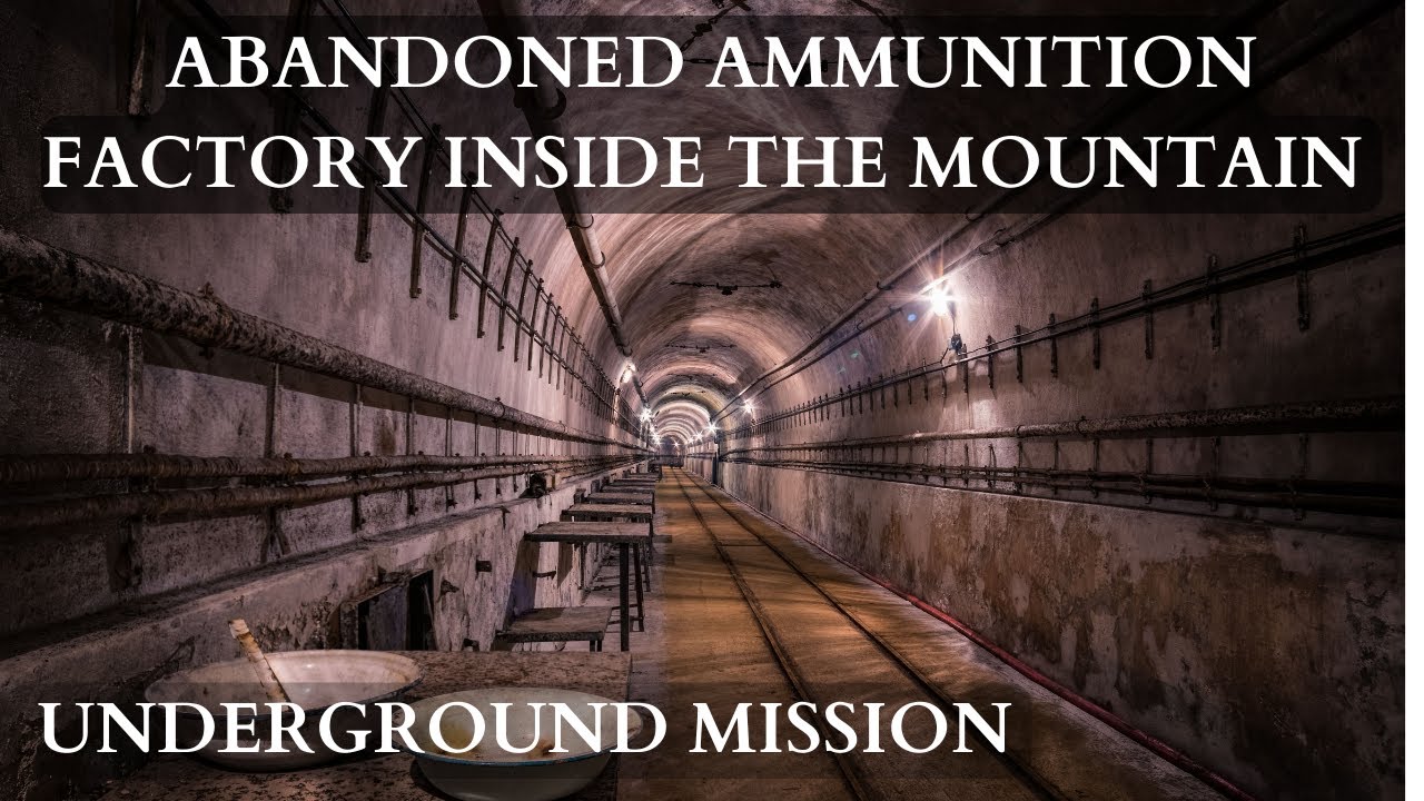ABANDONED AMMUNITION Factory Deep INSIDE the MOUNTAIN in SWEDEN