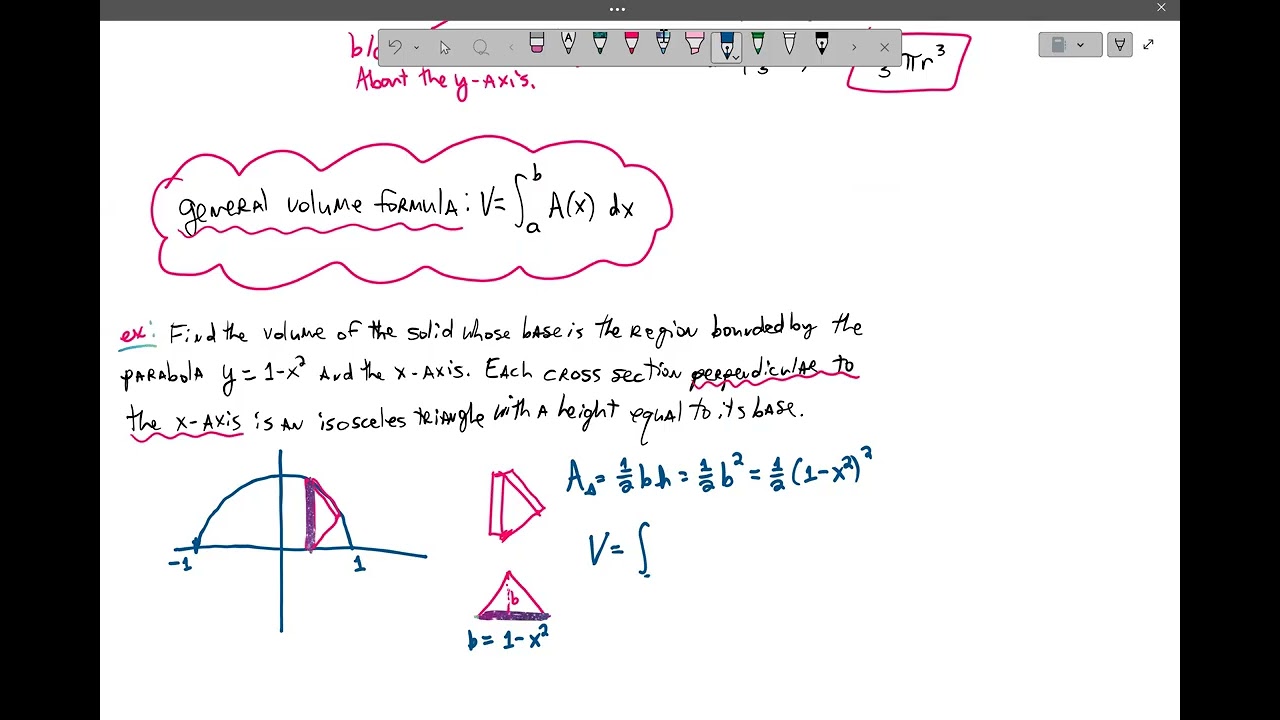 Volume by Slicing: Part 2