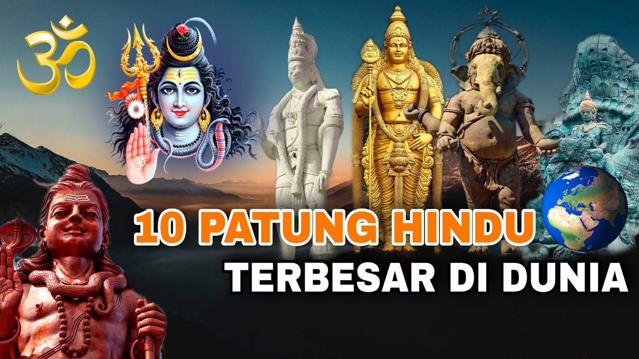Urutan terbaru! 10 PATUNG HINDU TERTINGGI di DUNIA. No 1 Bikin Merinding!