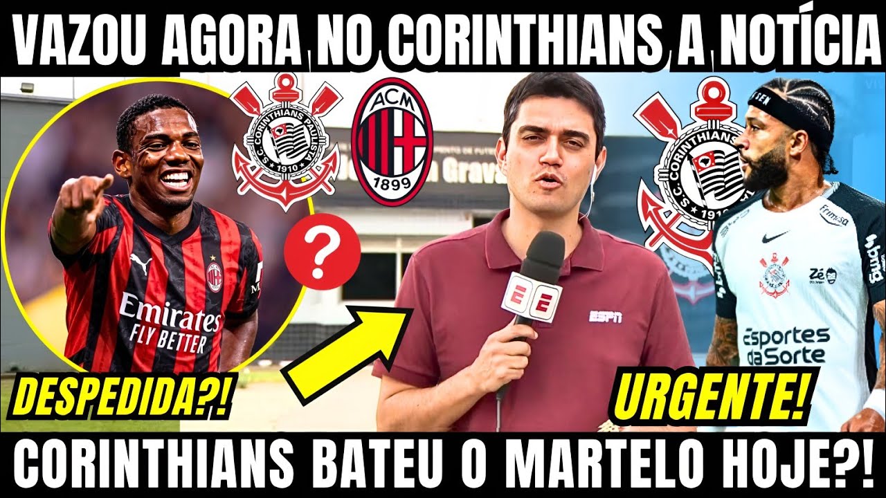 CORINTHIANS SOLTA INFORMA&Ccedil;&Atilde;O SOBRE ANDR&Eacute; AGORA DIRETO DO CT DO TIM&Atilde;O E A M&Iacute;DIA FALOU TUDO AGORA FIEL