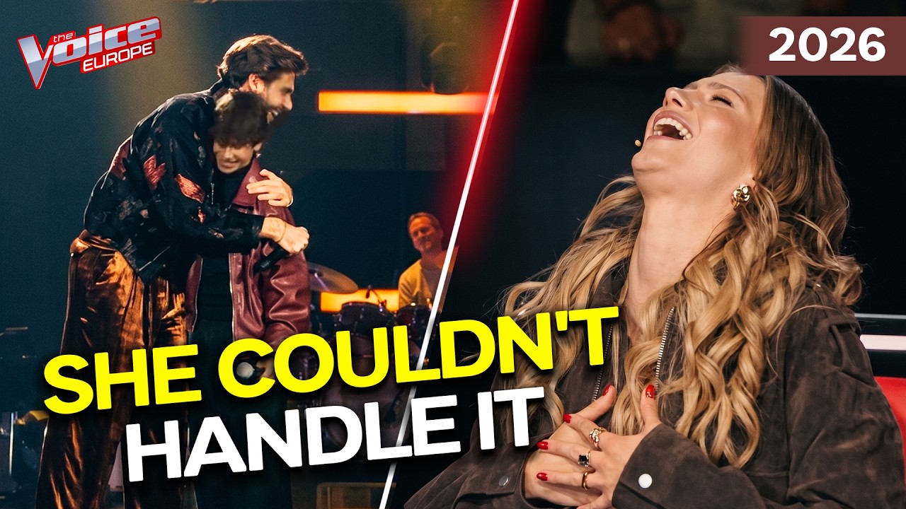 ALL 4 Coaches Turned! Then One Left His Chair To Sing With Him | The Voice Kids