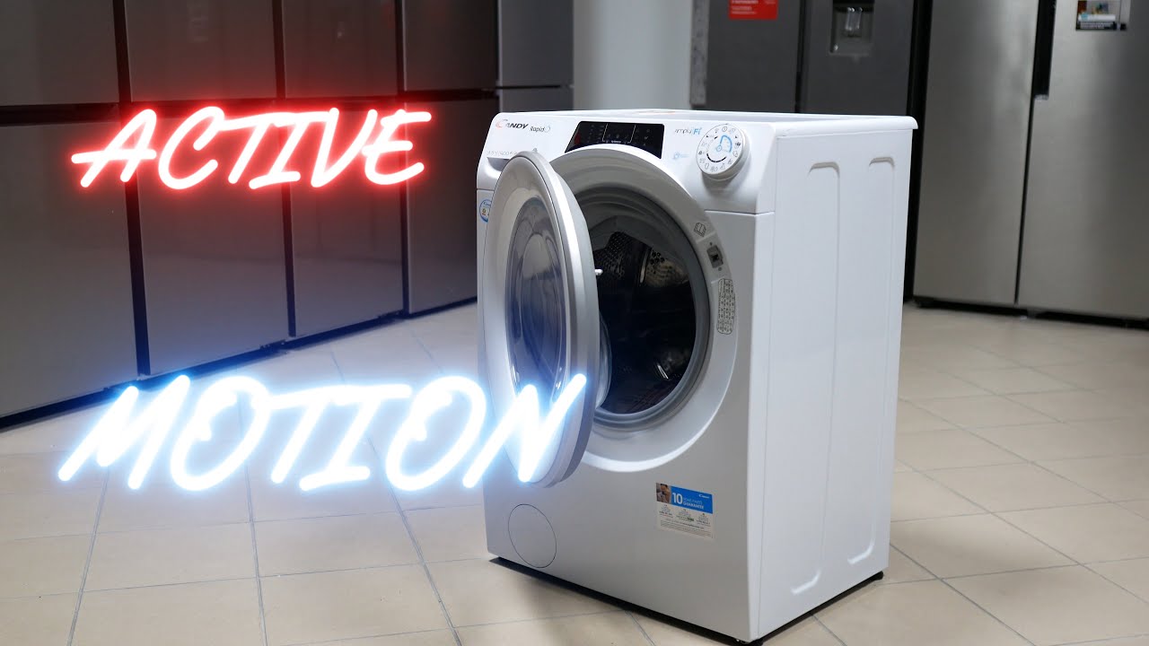 Jak działa Active Motion? Pod lupa pralko suszarka Candy ROW4854DWMSE/1-S