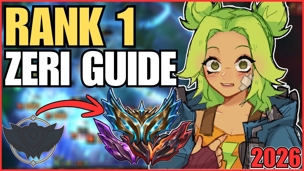 RANK 1 ZERI GUIDE | S16 Runes, Items, Tips & Tricks, Matchups & Synergies