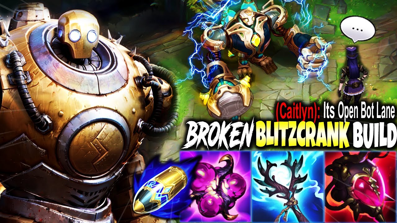 My Season 14 Blitzcrank Build is so BROKEN that Caitlyn is still TILTED 🧠 LoL Ap Blitz s14 Gameplay