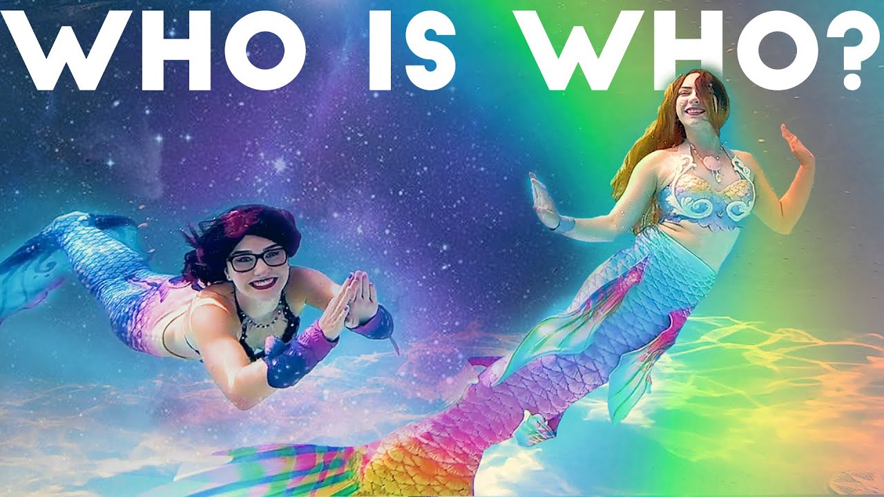 Rainbow Mermaid and Galaxy Nerdmaid Swim: Mersona Switch!