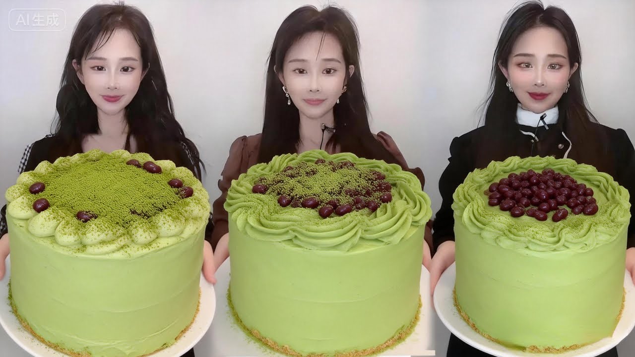 Asmr🍰Eating 🍰 (Soft And Waxy Sound) 크림丨먹방丨Mukbang丨Satisfying丨Eatings