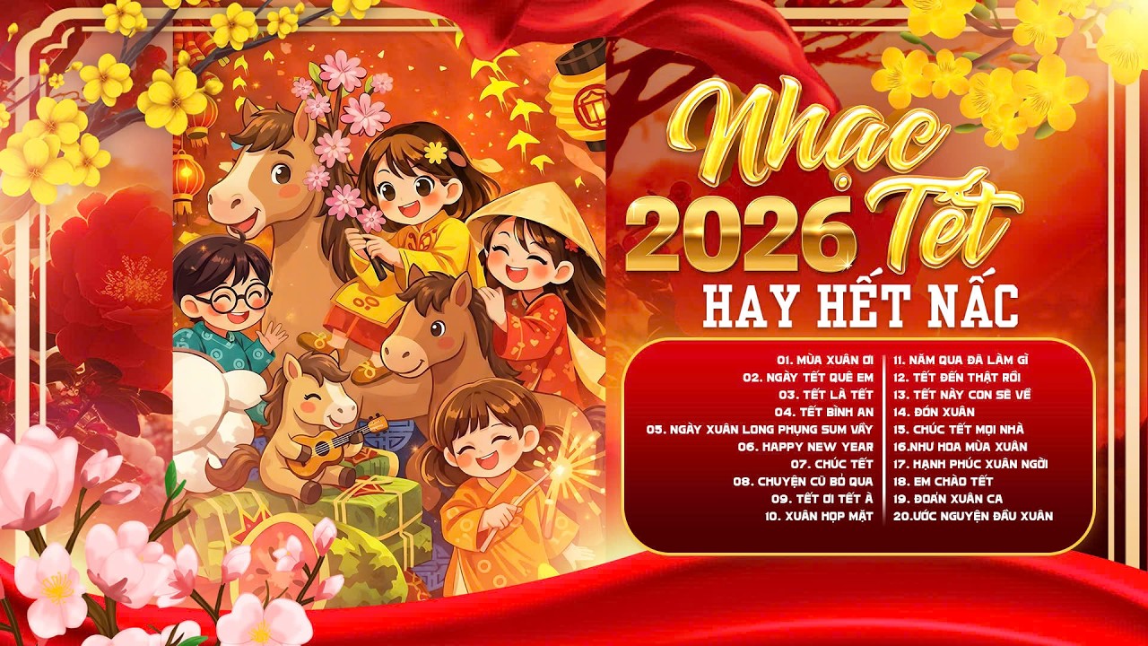 MÙNG 1 Nhạc Tết Remix 2026 PHÁT TÀI CẢ NĂM - Nhạc Xuân Bính Ngọ - Nhạc Tết Hay Nhất 2026
