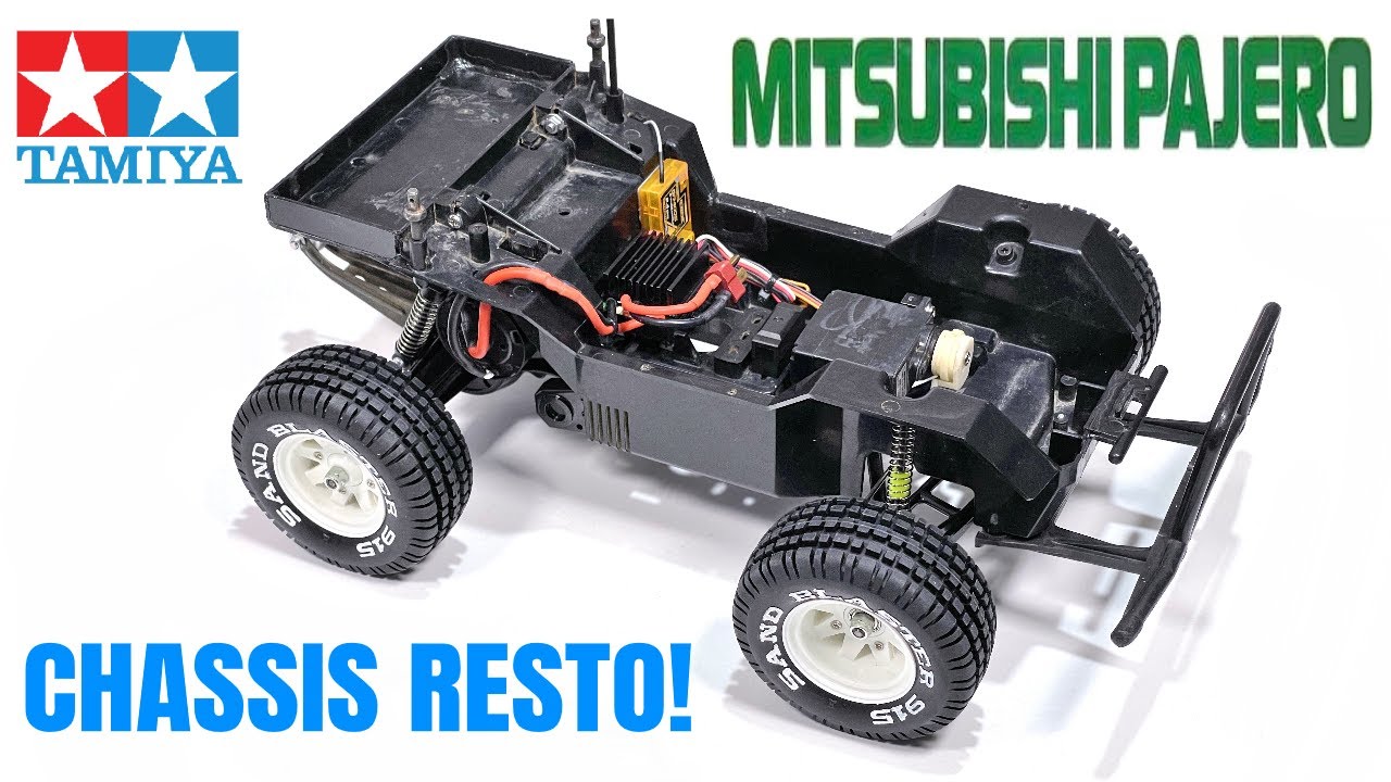 Tamiya Mitsubishi Pajero - kit number 58044 (1984) |  Chassis Restoration