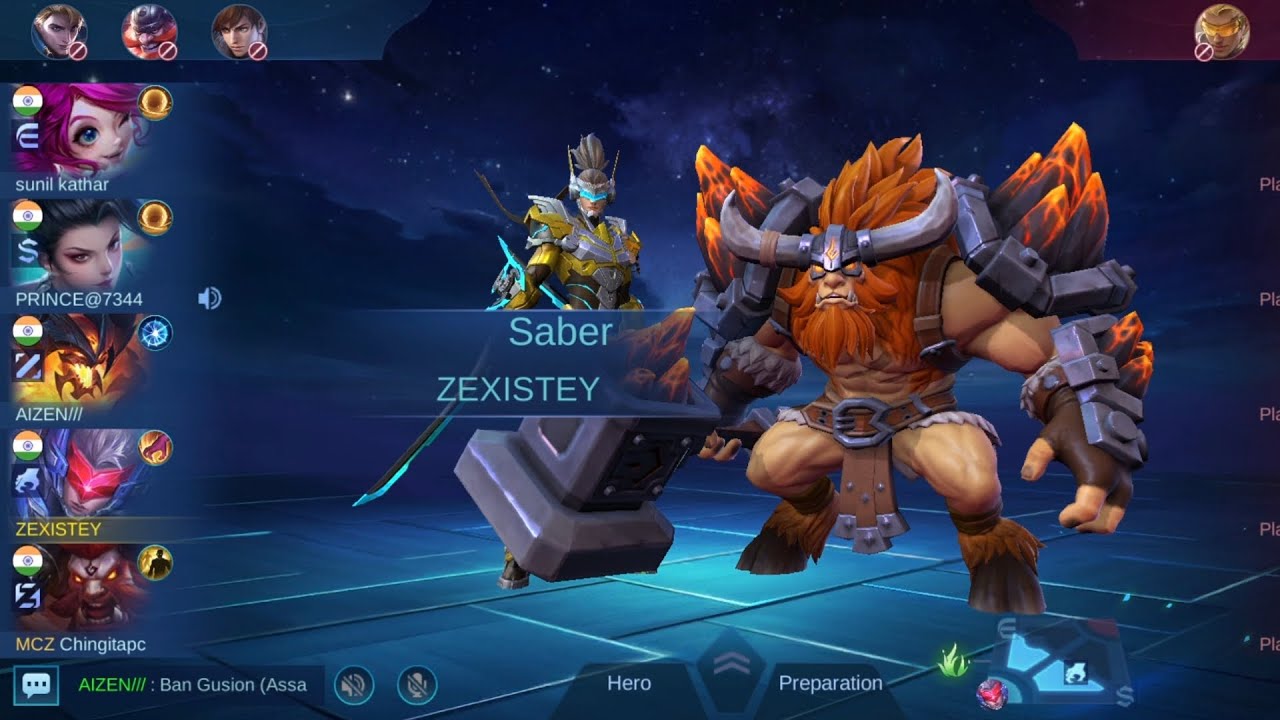 Insane jungling with saber 😱 1st time || moba legends 5v5