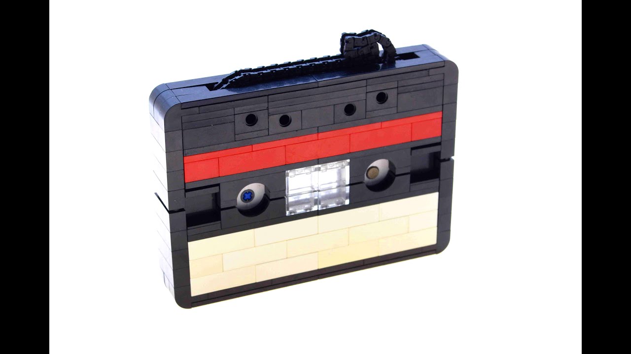 LEGO Cassette Tape Kinetic Sculpture