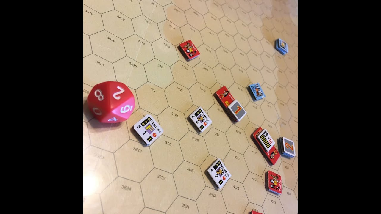 Great Battles of Alexander - GMT Games Battle of Mantinea Part 1