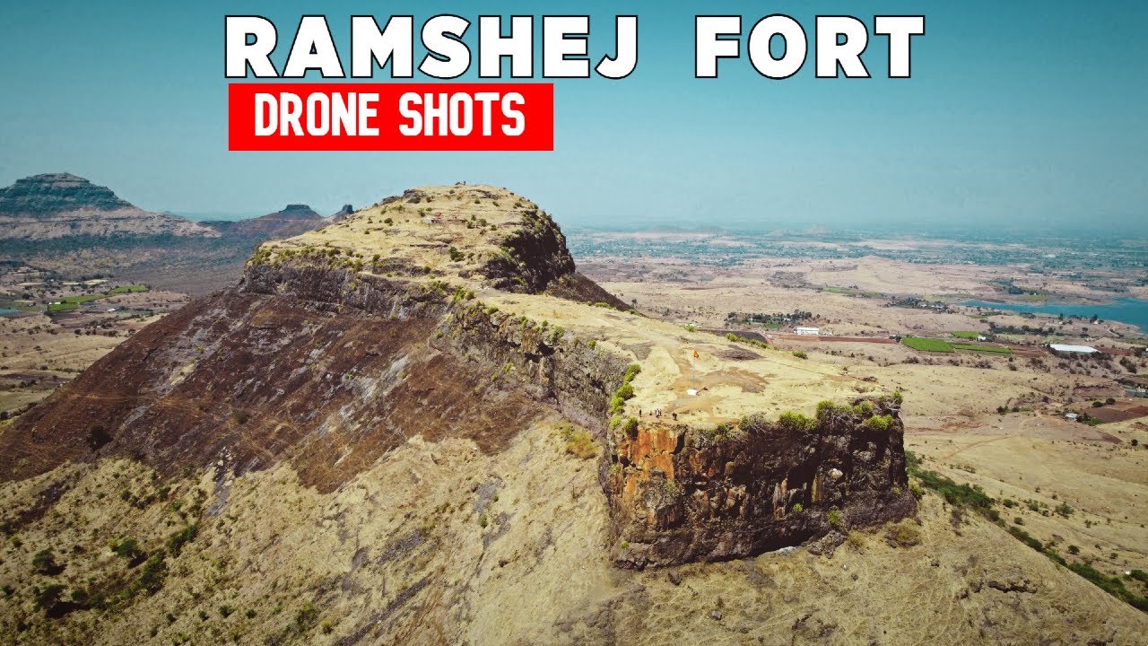 Ramshej Fort trek  | रामशेज किला | Drone Shots | Historical Story of Ramshej Fort | Nashik
