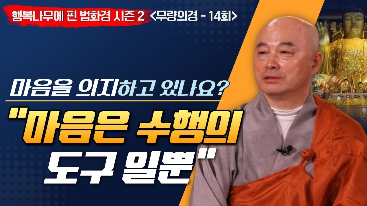 🪷마음은 신앙의 대상이 아닌 수행의 도구! 🙏[행복나무에 핀 법화경 시즌2 / 무량의경-14회]