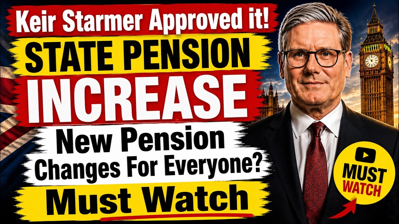 BREAKING: KEIR STARMER APPROVES STATE PENSION INCREASE  - NEW CHANGES MILLIONS!