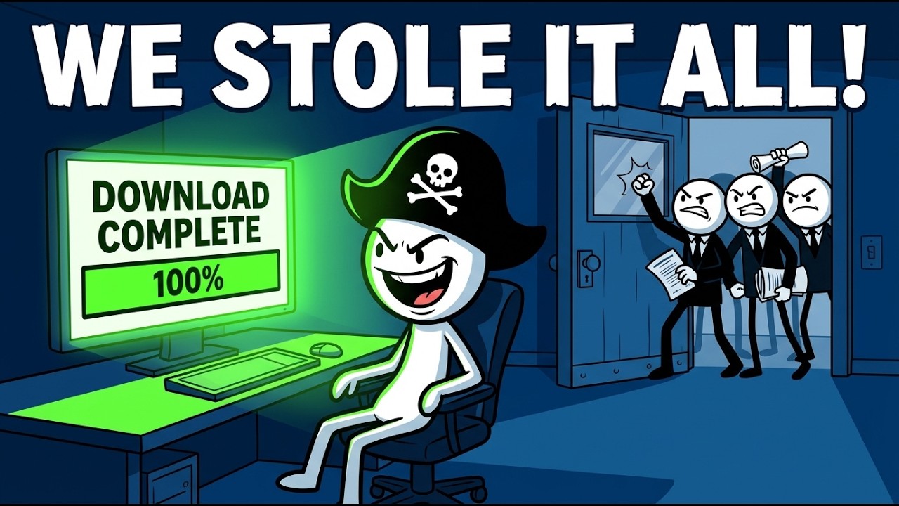 How Regular People Stole the Entire Internet - The History of Torrents, Piracy, and Z-Library