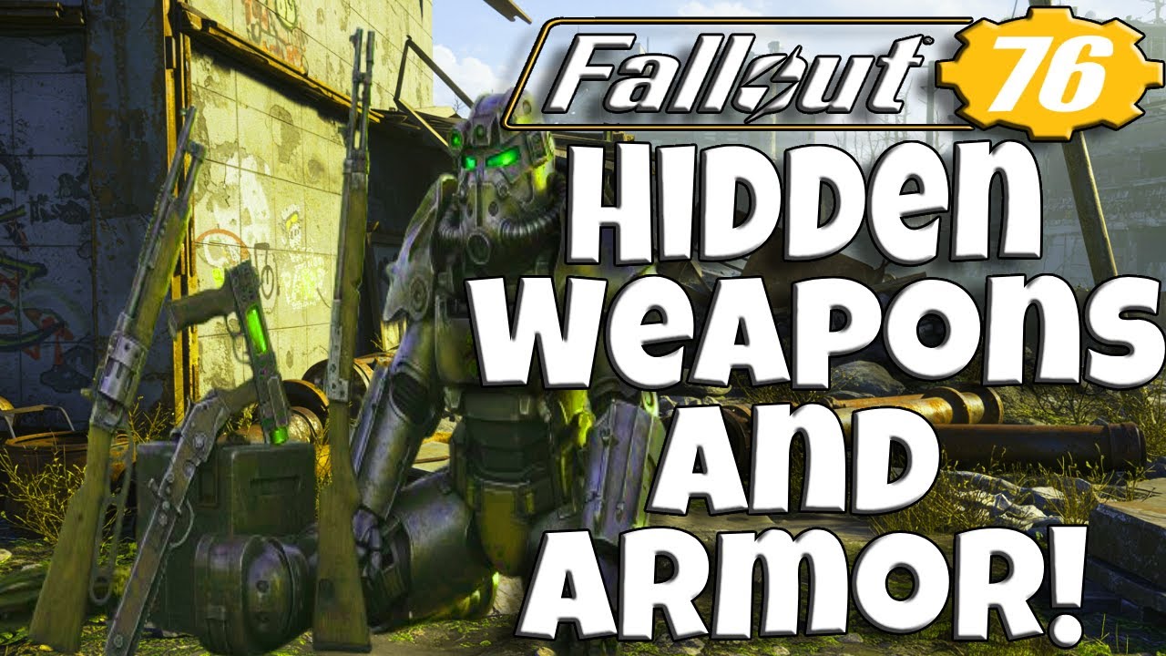 Hidden Weapons And Armor in Fallout 76!