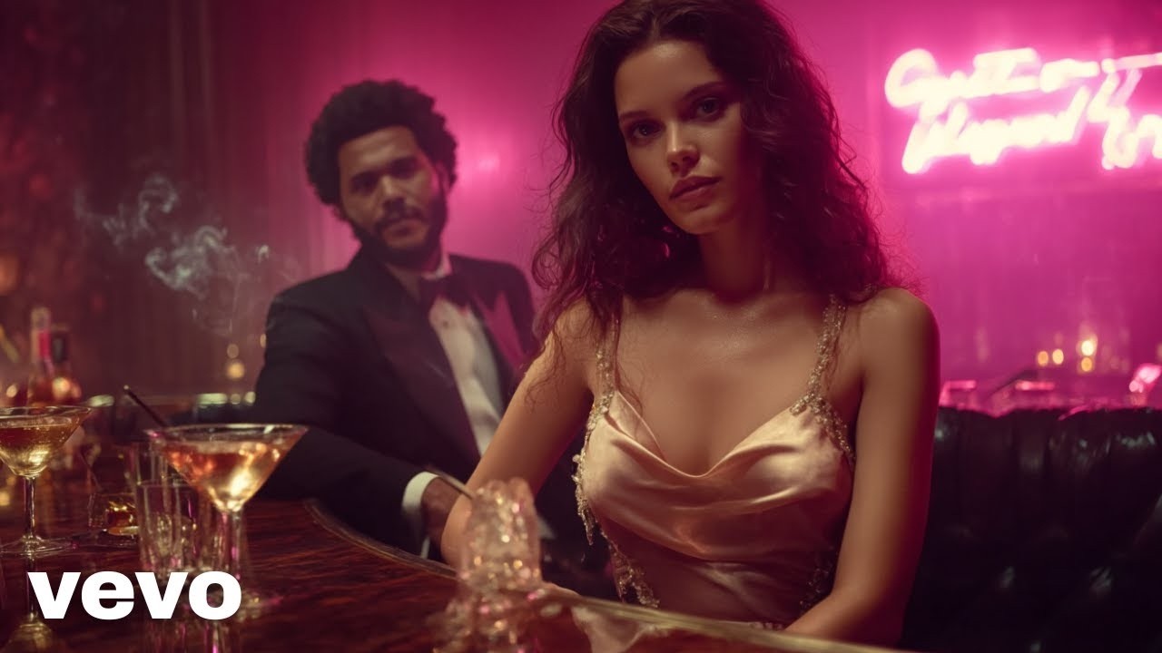 The Weeknd × Lana Del Rey — Neon Confessions | Lyrics Video
