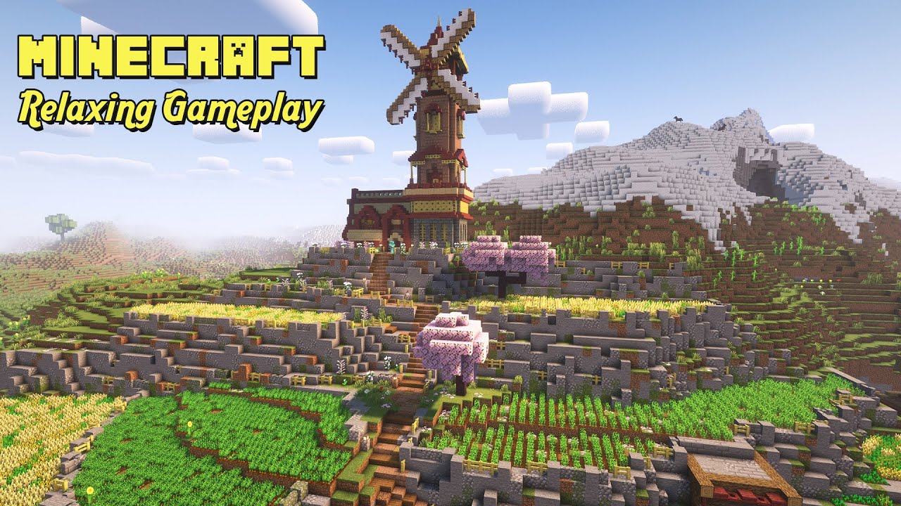 Minecraft Relaxing Gameplay - Ep.20 Better Farm - (No Commentary)
