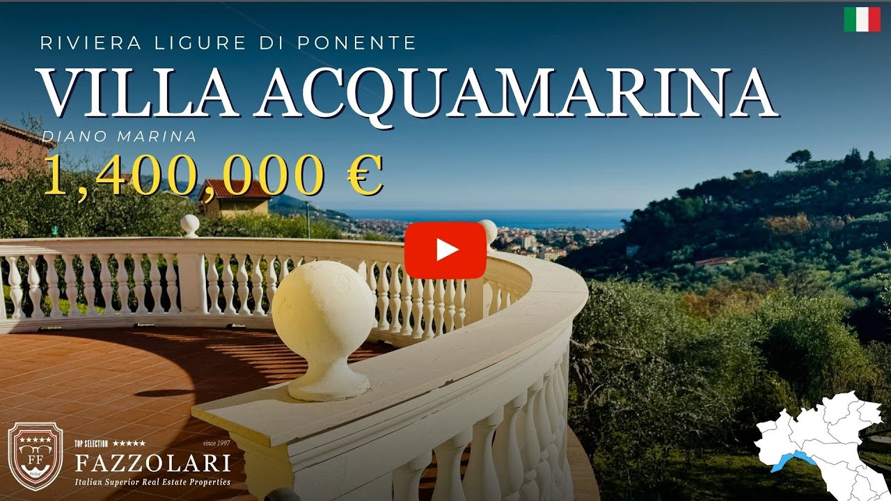 Villa Acquamarina ~ Prestigiosa villa con parco in vendita a Diano Marina (IM) | Fabrizio Fazzolari
